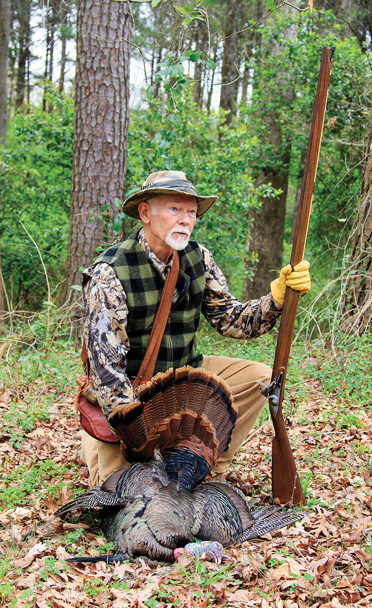 Kinton with his last turkey, to date.